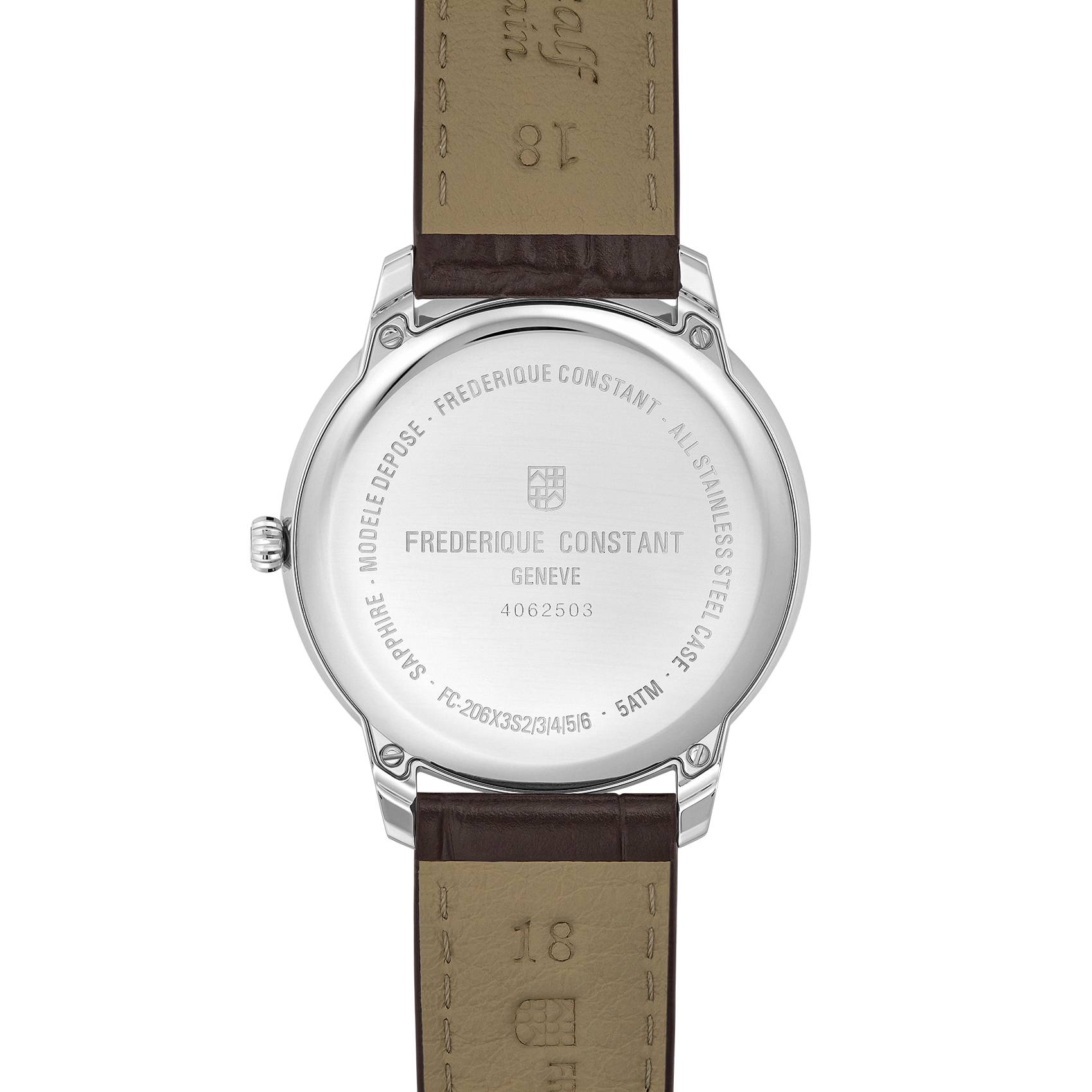 Orologio Unisex Frederique Constant MOONPHASE MONETA Quarzo FC-206S3S6